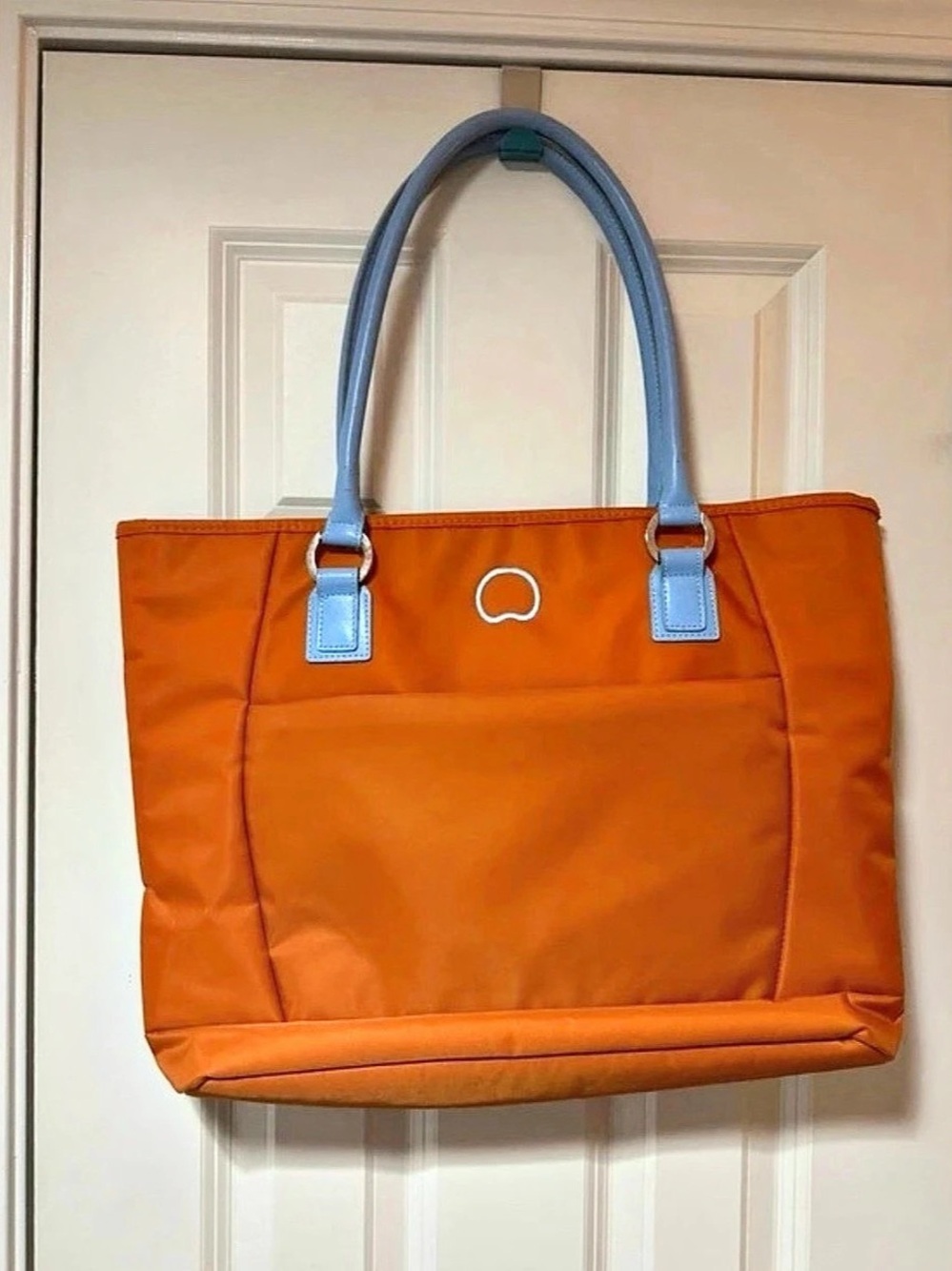 Delsey Orange & Blue Tote Bag